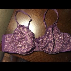 Plum Unlined Enticing Lift Bra from Soma